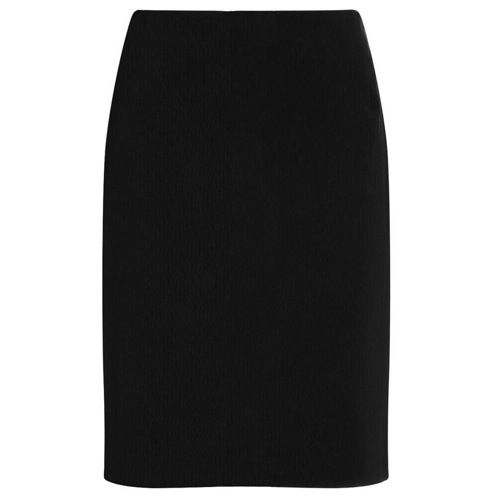 Alexander Wang Ponte Knit Skirt Pencil Back Zip Black Bandage Formfittin…